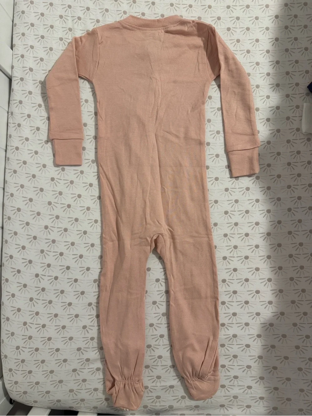 NWT 2 Piece set Honest Co. Baby Footed Sleepers - Pink & Multi Dot